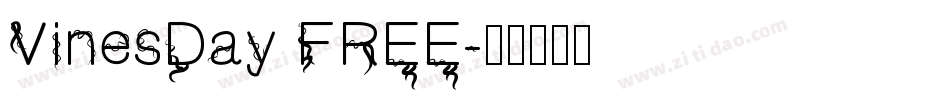 VinesDay FREE字体转换